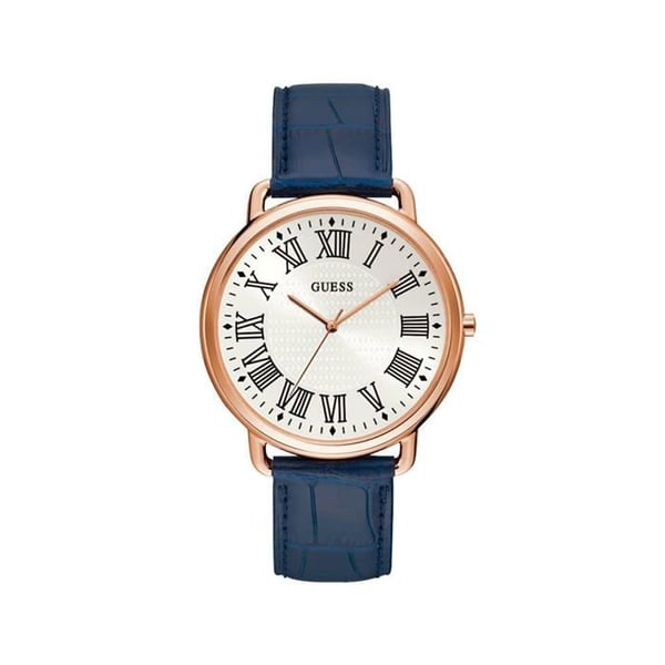 Klocka - Guess - W1164G2 - Kvarts - Vellumläder - Analog - Silver