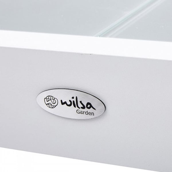 White Star T 8/12 Full White Glass Trädgårdsbord Wilsa Garden