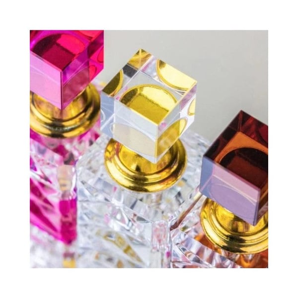 Parfumeextrakt - EL NABIL - Concentré Crystal Collection Musc Aswad - Man - 3 ml - Oriental amber gourmand