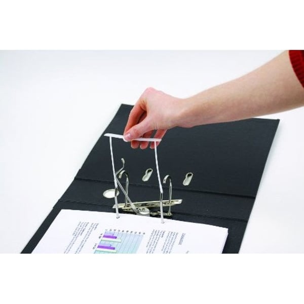 Arkivbindning - Fellowes - Proclip - Vit - 100 stycken - Förlängda stänger 100 mm