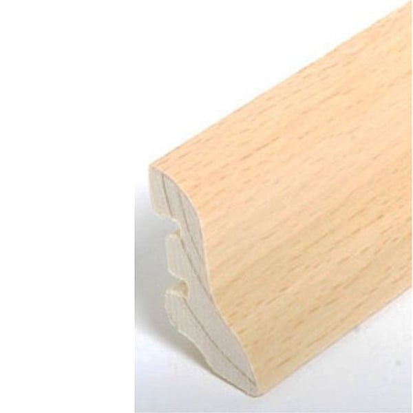 PROVISTON Sockel nr 442 i fanerat trä 20 x 40 x 2500 mm bok 25 meter | 10 stycken
