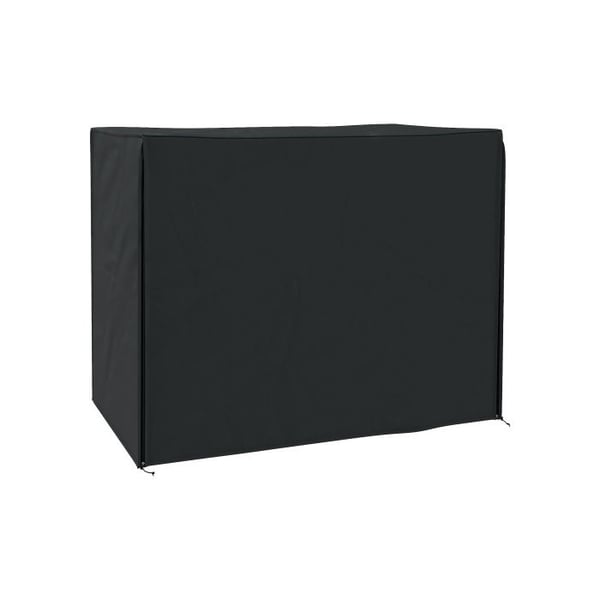 UV-skyddande överdrag för trädgårdssoffa Oxford svart 220 x 125 x 172 cm