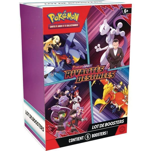 Pokémon EV10 JCC : 6 st Boosters Skarlet och Lila - Rivaliteter Bestämda