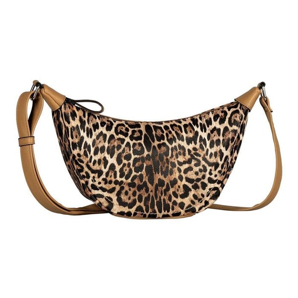 Axelväska med rem - TOM TAILOR - Liriel Cross Bag M - Ljusbrun - Polyuretan - 33x17.5x11 cm