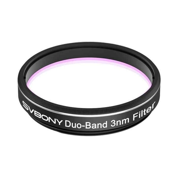 Filter för teleskop SVBONY SV220, H-Alpha och OIII, dubbelbandig nebulosafilter 3 nm 1,25" för astrofotografi