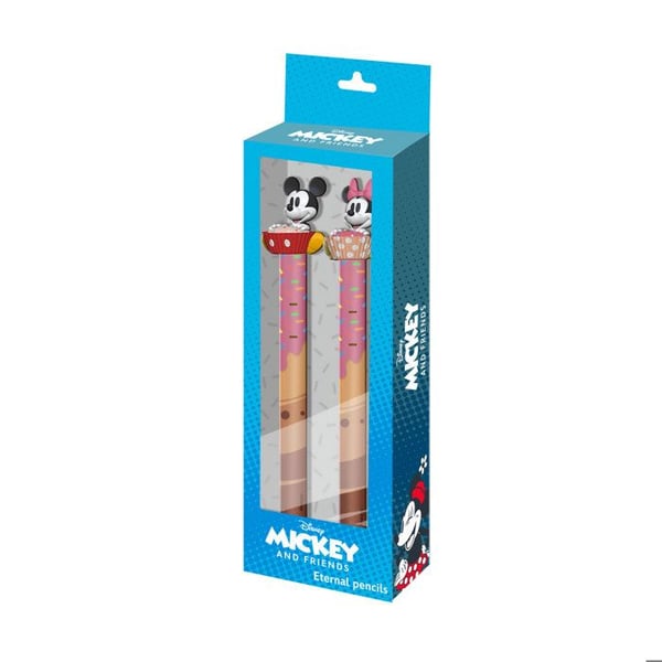 Pack med 2 Eviga Blyertspennor - Disney Mickey & Minnie Mix - Flerfärgad - One Size
