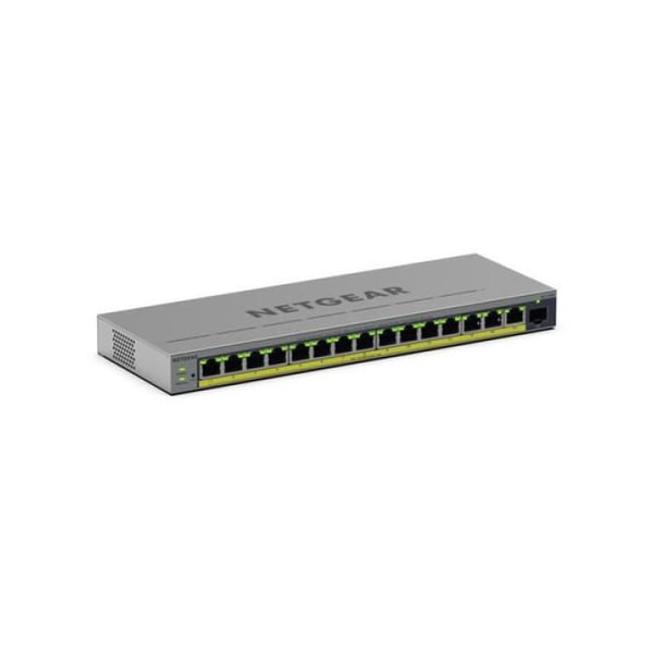 Switch - NETGEAR - GS116EP - 16 portar Gigabit - PoE+ - Ideal för nätverk