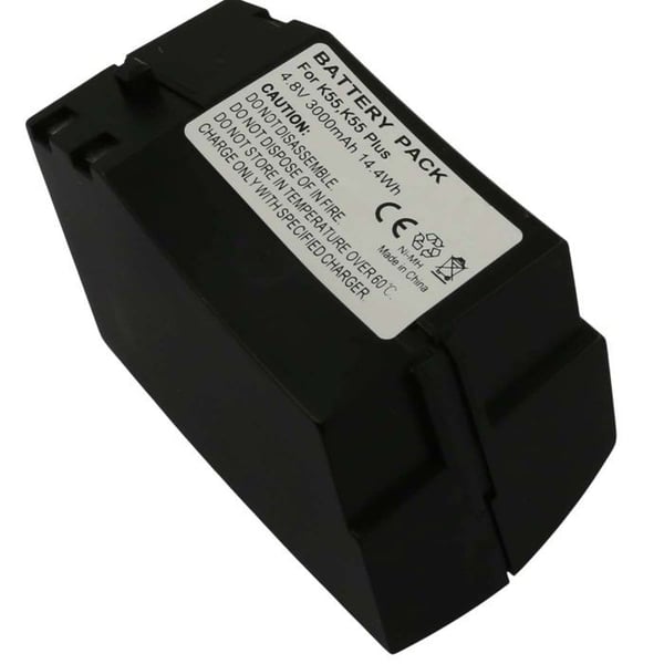 NiMH-batteri 4.8V för dammsugare Kaercher K55 3000mAh 14,4Wh med svart hölje