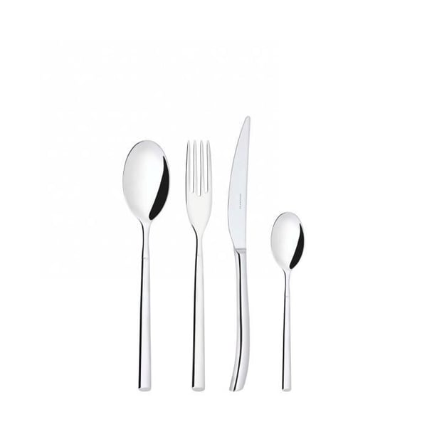 Ménagère 24 Delar - PORTOFINO - Rostfritt Stål 18/10 - Blank Yta - Diskmaskin Kompatibel