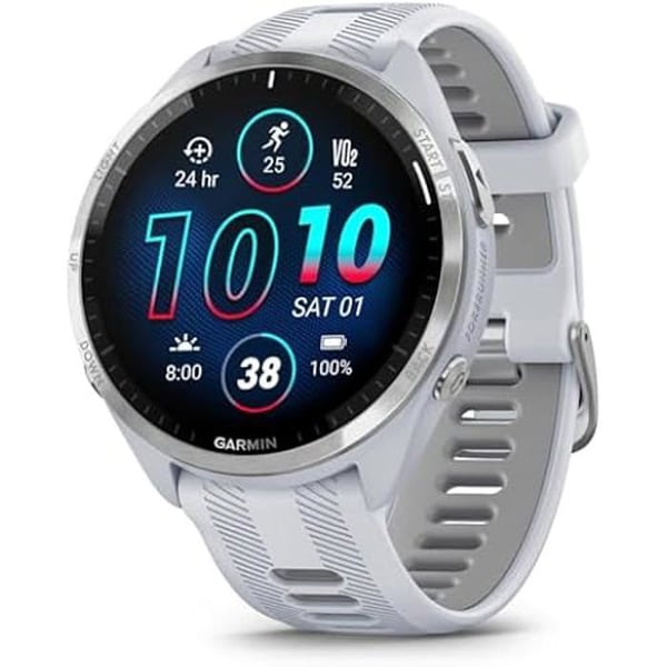 Smartwatch - GARMIN - Forerunner 965 - AMOLED-skärm 3,6 cm - Titanringar - Unisex