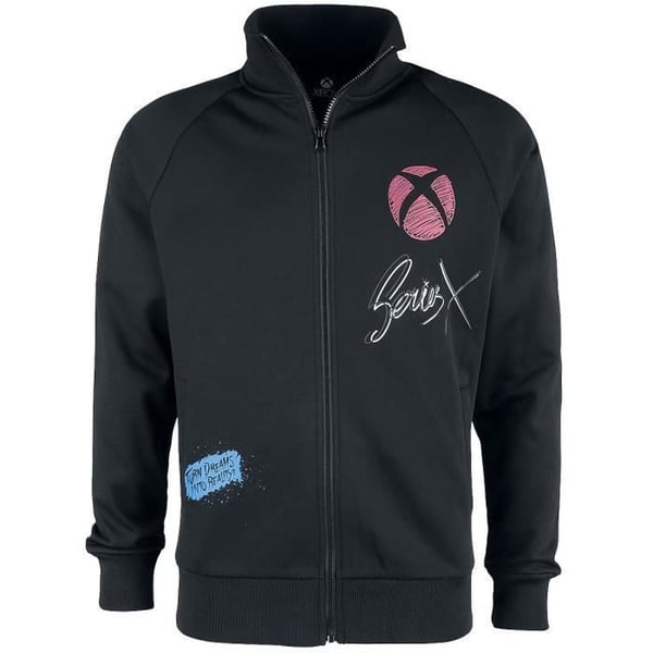 Träningsjacka - XBOX - Manette - Svart - Andningsbar - 100% Polyester