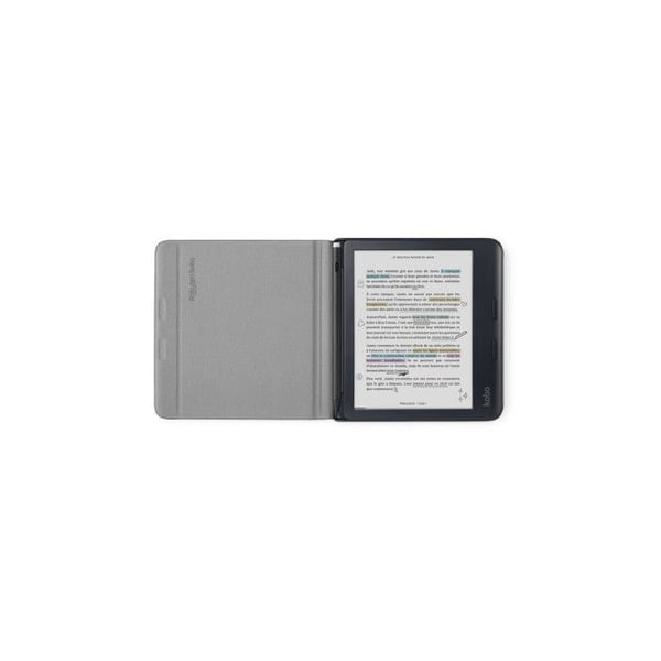 Sovfodral SleepCover - Kobo - Libra Färg - Veganläder - Stöd 2 Vägar - Svart