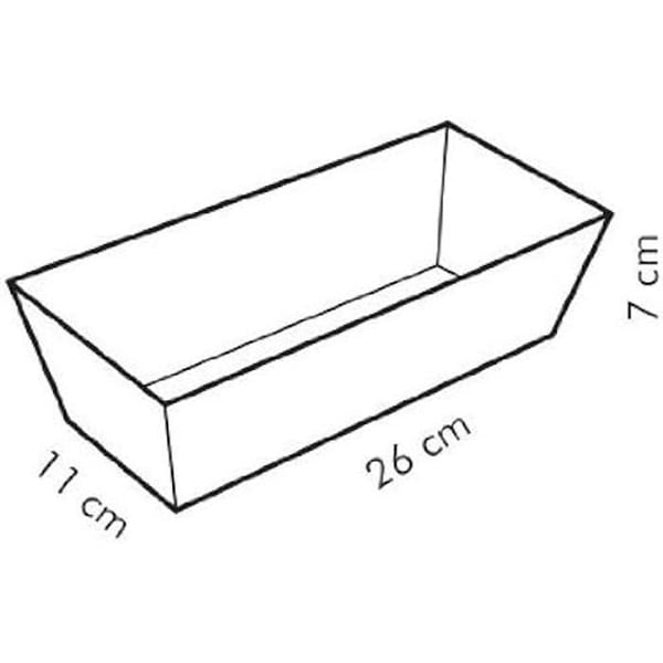 Tårtfat - TESCOMA - Delicia Brödform 26 x 11 cm - Non-stick - Kol