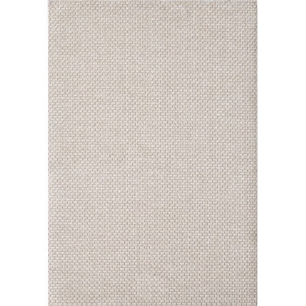 Platt vävt matta - MELIS HOME - 160x230 cm - Texturerat mönster - Inomhus/utomhus - Beige