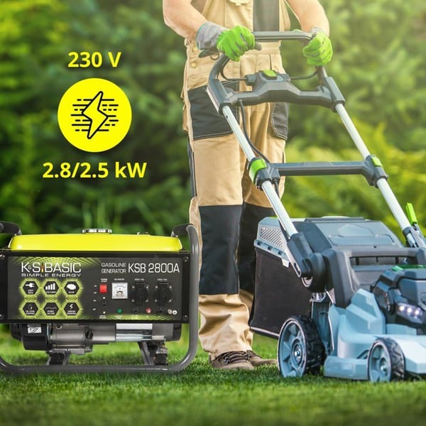 Konner & Sohnen 2800W Bensin Generator KSB 2800A