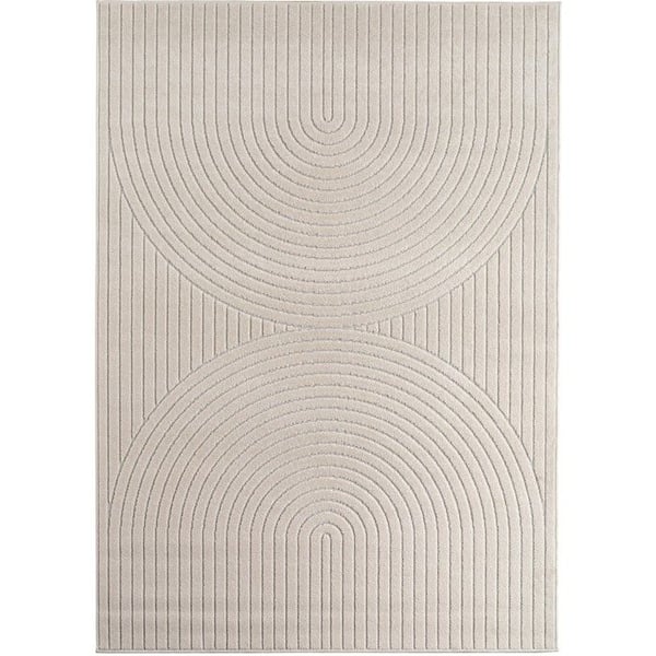 Utomhusmatta & Terrass Ayyildiz 200 x 290 cm - Crème - Rektangulär - Utomhus Inomhus - Effekt - Ref 01201CREAM
