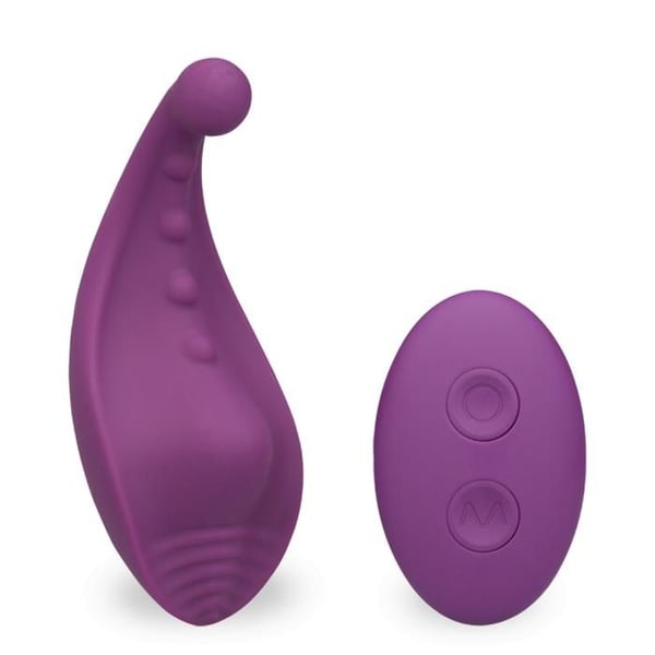 Vibrerande trosor klitorisstimulator 10 hastigheter Vibrator för kvinnor och par - Lila