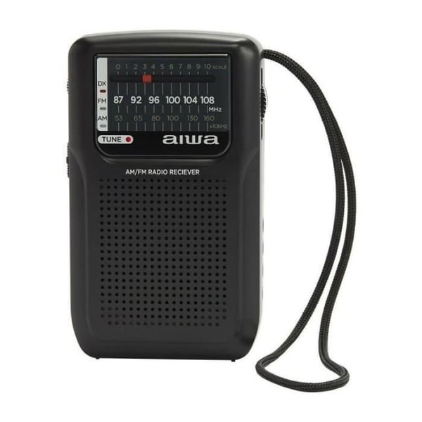 Radiotransistor - Aiwa - RS33 - Svart - AM/FM - Bärbar