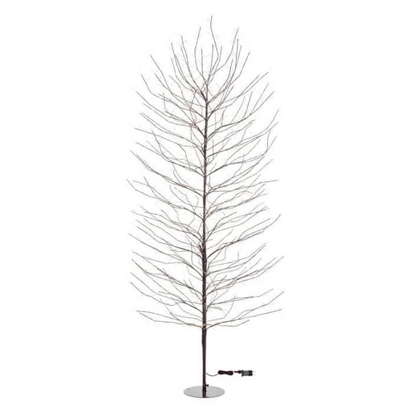 Lysende Træ TILDE Brun H230cm 1560 MicroLED FlashLED Varm hvid Lotti