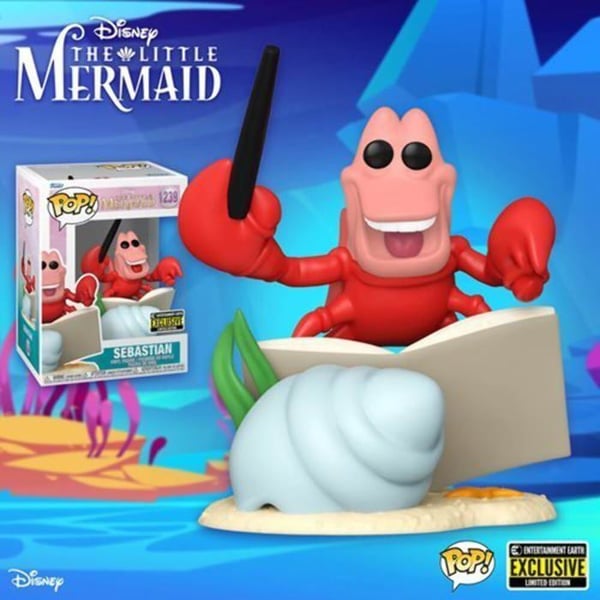 Funko Pop! Disney Den lilla sjöjungfrun - Sebastian 1239 Exklusivt