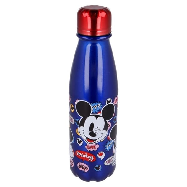Aluminiumflaska - MICKEY MOUSE - Minnie Mouse - 600 ml - Röd - Vit