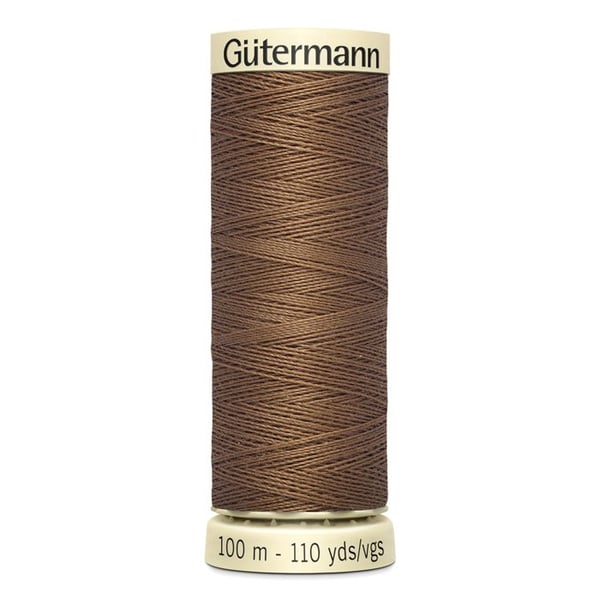 Sats om 5 spolar 100m Tråd 100% polyester Gutermann Ref 788988 - Att 180 - fawn