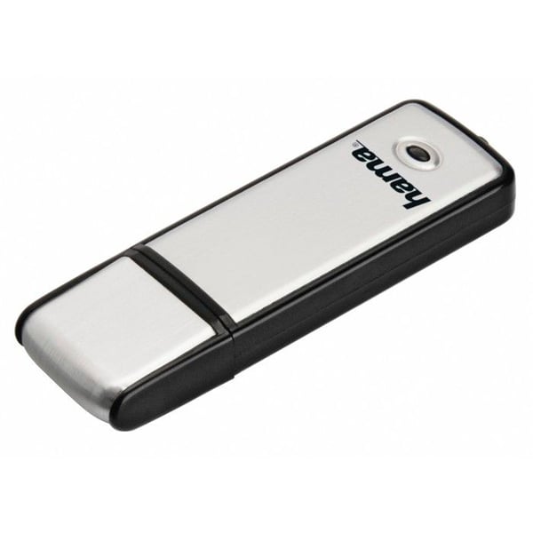 USB-minne "Fancy", USB 2.0, 128 GO, 10 MO/s, svart/silver