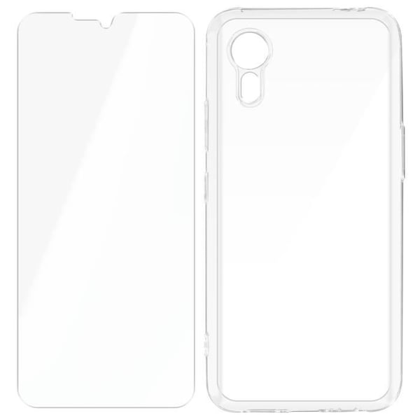 Skydd - 4SMARTS - Samsung Galaxy Xcover 7 - Hård - Härdat Glas 9H - Transparent