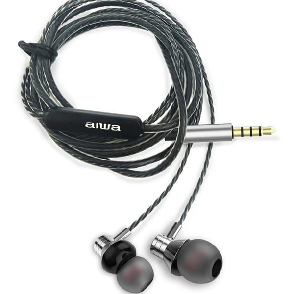 In-ear hörlurar - AIWA - ESTM-50 SL - Vit - Trådad - Inbyggd mikrofon