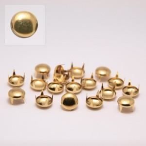 Klosar med klor - KI SIGN - 8mm - 50-pack - Färg Guld - Textil anpassning