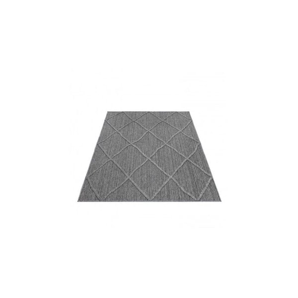 Matta Balkong Kök Terrasser Utomhus Inomhus Design bohem Grå (Dimension: 160x230 cm)