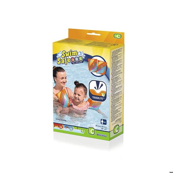 Colorify™ Toughlite™ färgade simarmband S/M - BESTWAY - 17 x 13 x 16 cm - 19 till 30 kg - 3 till 6 år