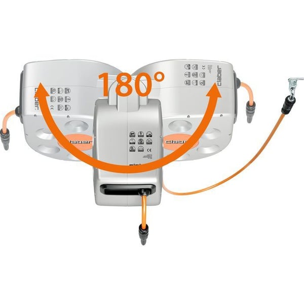 Rotoroll Evolution slangetromle - Claber - 20m - Automatisk optræk - Havevanding