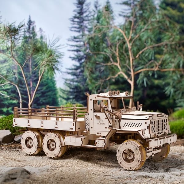 Cargo Truck - Ugears - 3D puslespil i træ