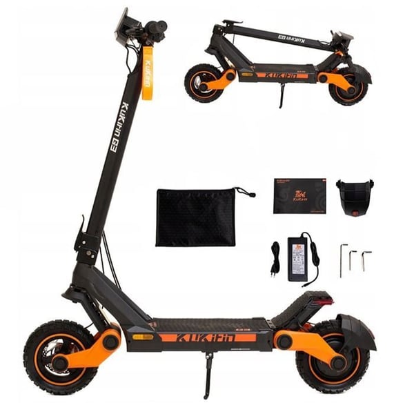KuKirin G3 Power 1200W Off-road elektrisk scooter Lithiumbatteri 52V18AH Rækkevidde 60km Off-road dæk 10*2.75" KuKirin G3 Power 1200W Off-road elektrisk scooter Lithiumbatteri 52V18AH Rækkevidde 60km Off-road dæk 10*2.75"