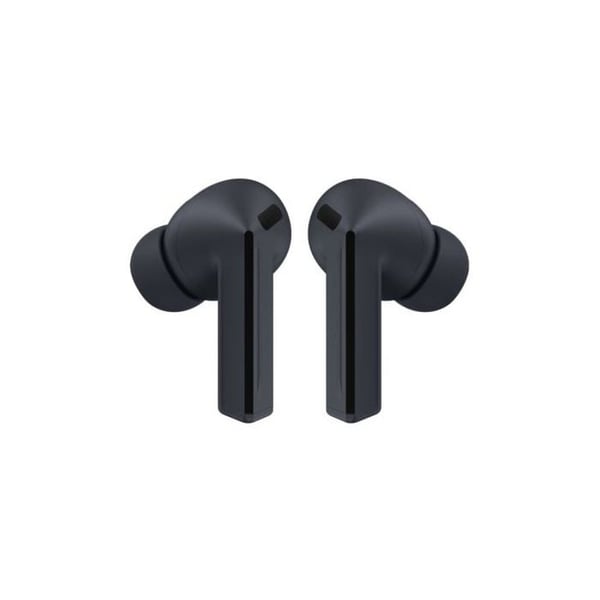 Samsung Galaxy Buds3 FE Bluetooth-hörlurar med aktiv brusreducering i svart ergonomisk design