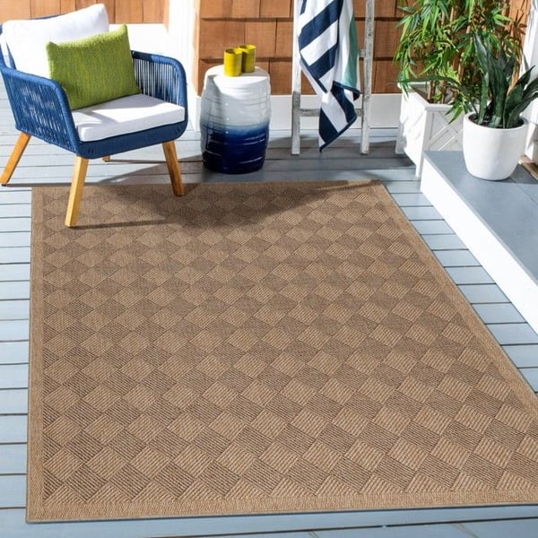 Utomhusmatta, Vintage-design, Färg Svart, Matta för Terrass-Balkong-Kök, baksida i polypropen (Dimension: 80X150 cm)