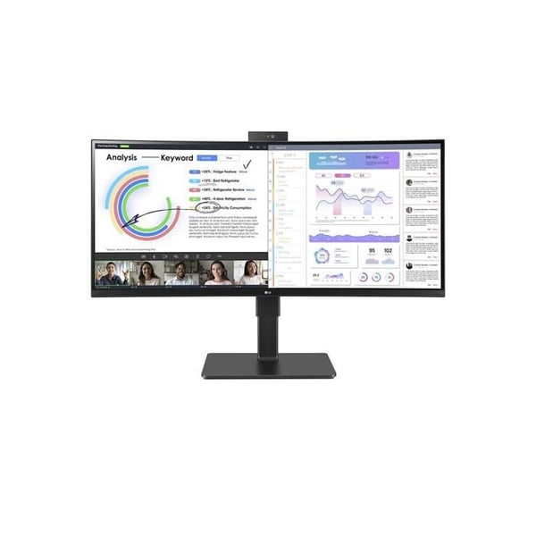 LG LCD 34BQ77QC-B 34'' SVART ULTRAWIDE LG ELECTRONICS