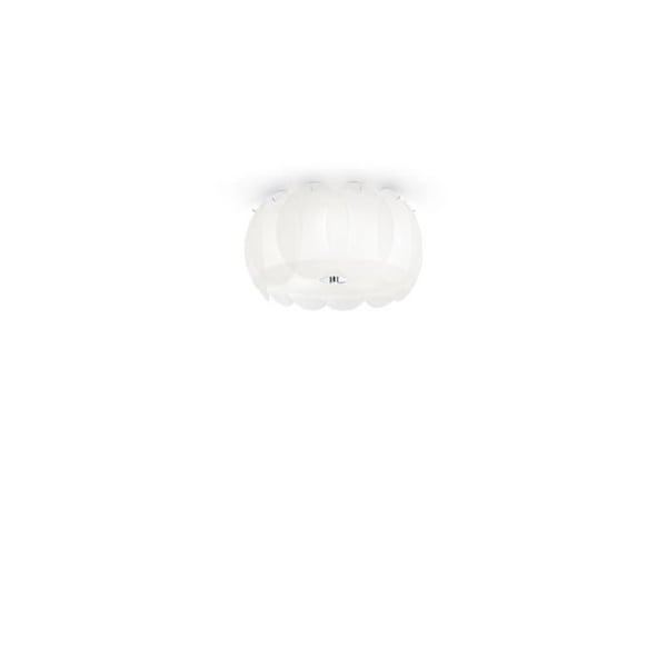 Plafondslampa - IDEAL LUX - OVALINO - 5 glödlampor E27 - Vit glas - Inomhus - Modern design