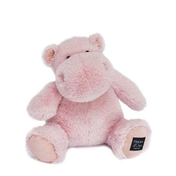 Pehmohippo 25 cm Vaaleanpunainen - HISTOIRE D'OURS - Lapsille - Monivärinen