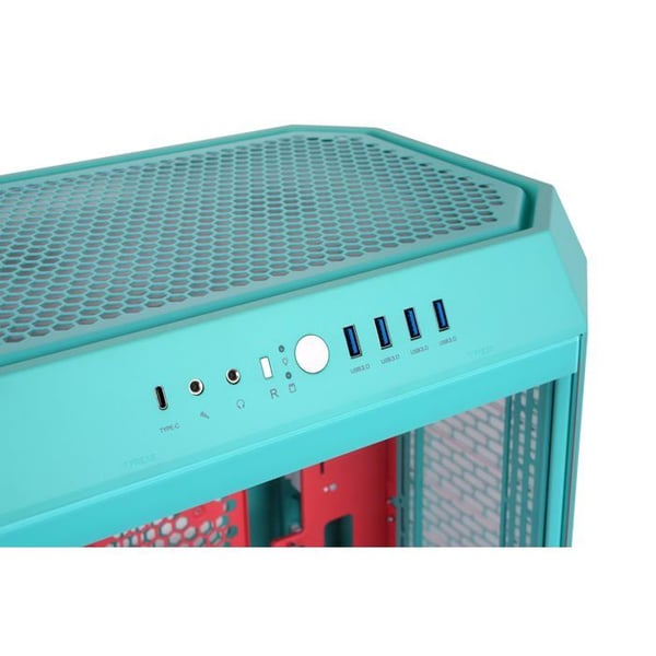 PC-chassi - Thermaltake - The Tower 600 - Doldanslutning - Mintgrön