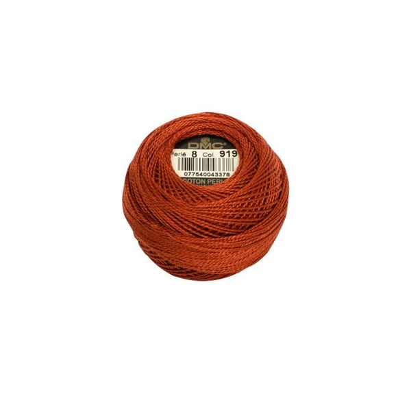 Coton perlé DMC art 116, tjocklek 8 - nystan på 80m - Att 919