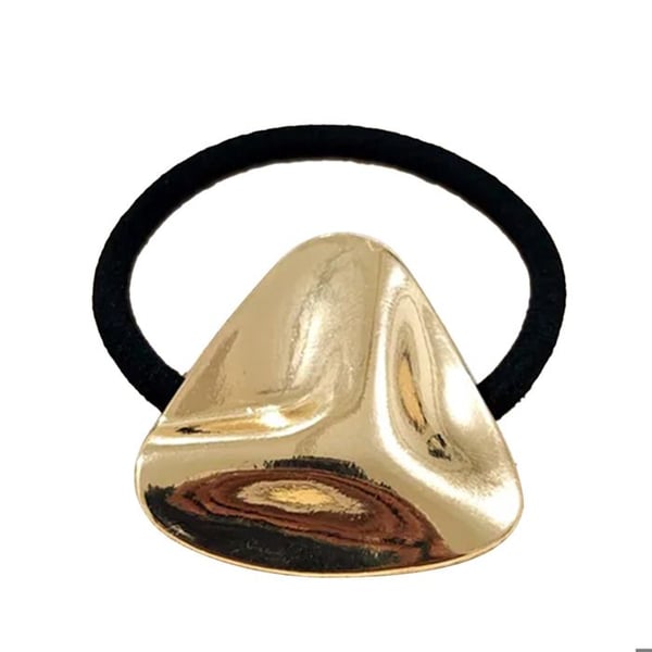 Hårband - AVIZAR - Draperad Prisma - Guld Svart - Elegant - Diskret Hållning