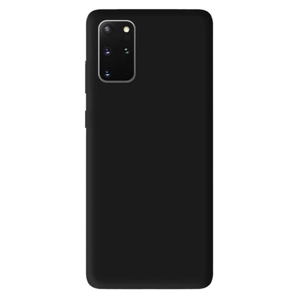 Svart silikonfodral - Kompatibel med Samsung Galaxy S20 Plus