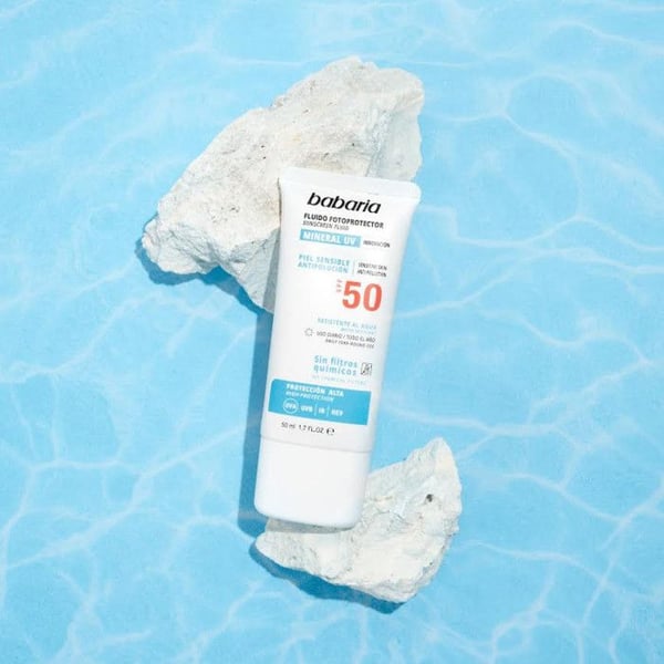 Solskydd - Babaria - SPF50 - Mineral - Känslig Hud - Kräm