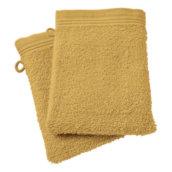 Set med 6 "Spa" frottétvättlappar 15 x 21 cm / 400 gr/m² - "Spa" Corn Yellow
