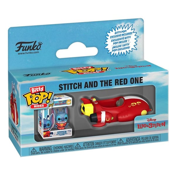 Figurine Funko Bitty Pop! Ride | Lilo och Stitch | Den röda med Stitch