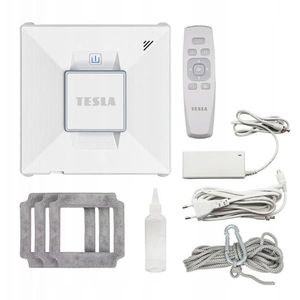 Teslavaskerobot Wi-Fi W800 med mobilapp, hvid