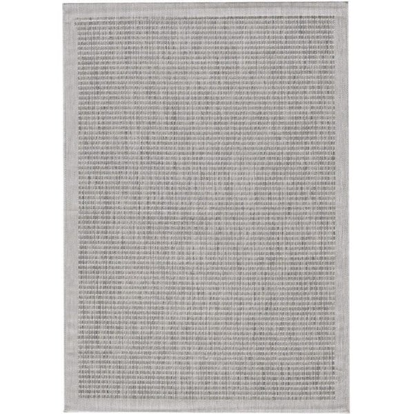 Utomhusmatta, Enfärgad, Färg Grå, Matta för Terrass-Balkong-Kök, baksida i polypropen (Dimension: 120X170 cm)