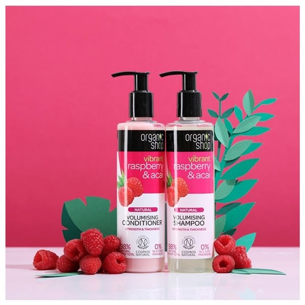 Organic Shop Bio Shop Raspberry - Acai Volumizing Shampoo - 2964E